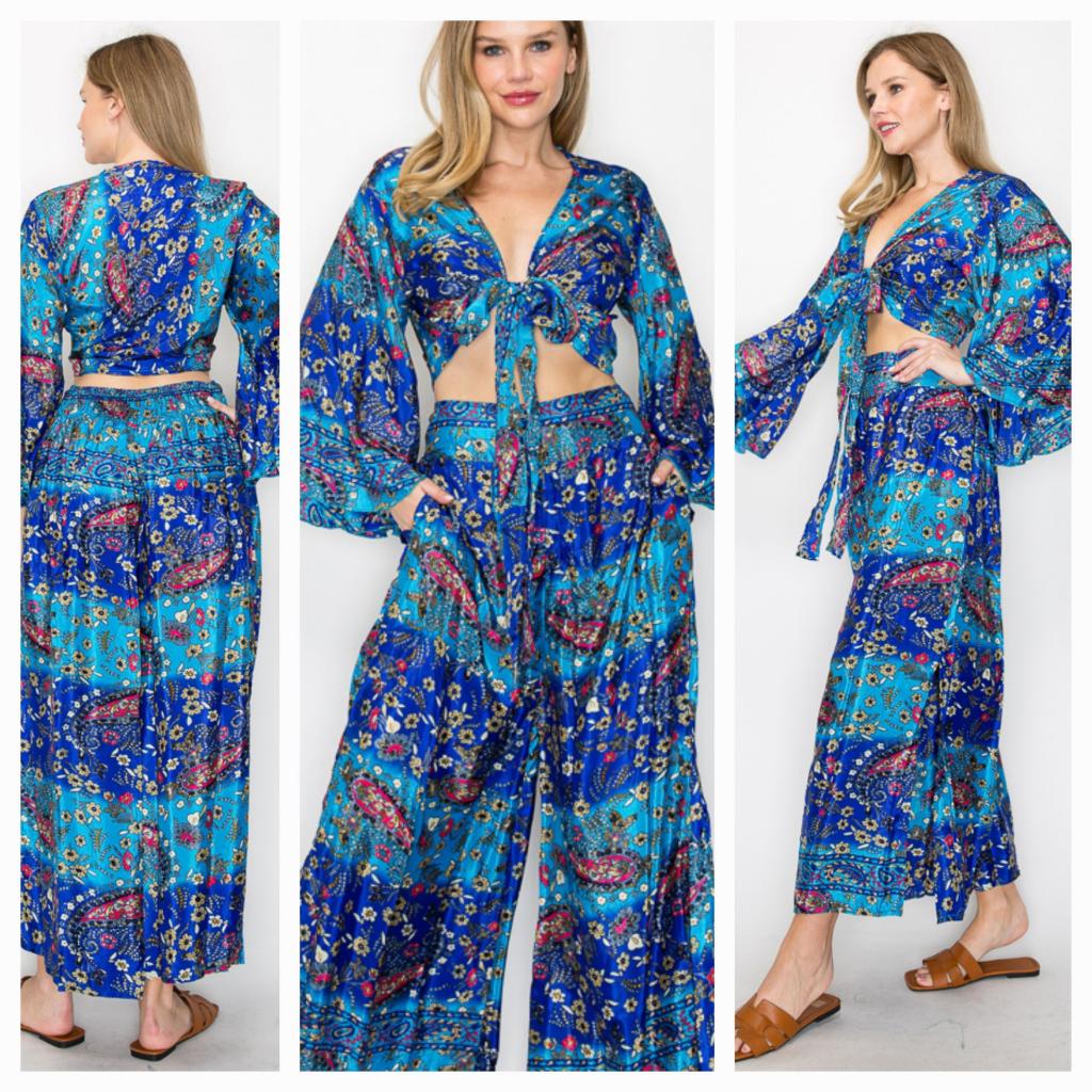 Floral Pants Set
