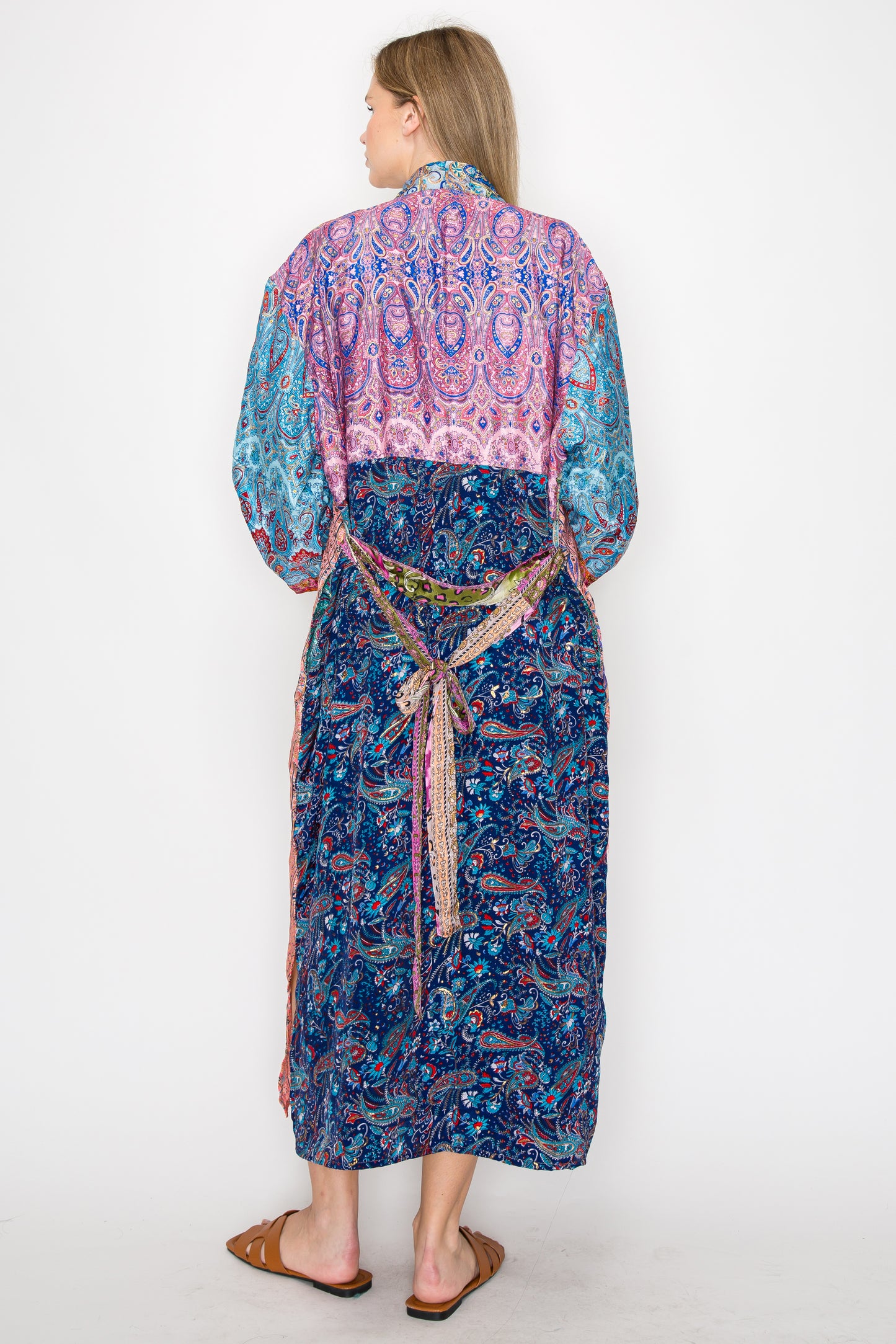 Patch Kimono Long